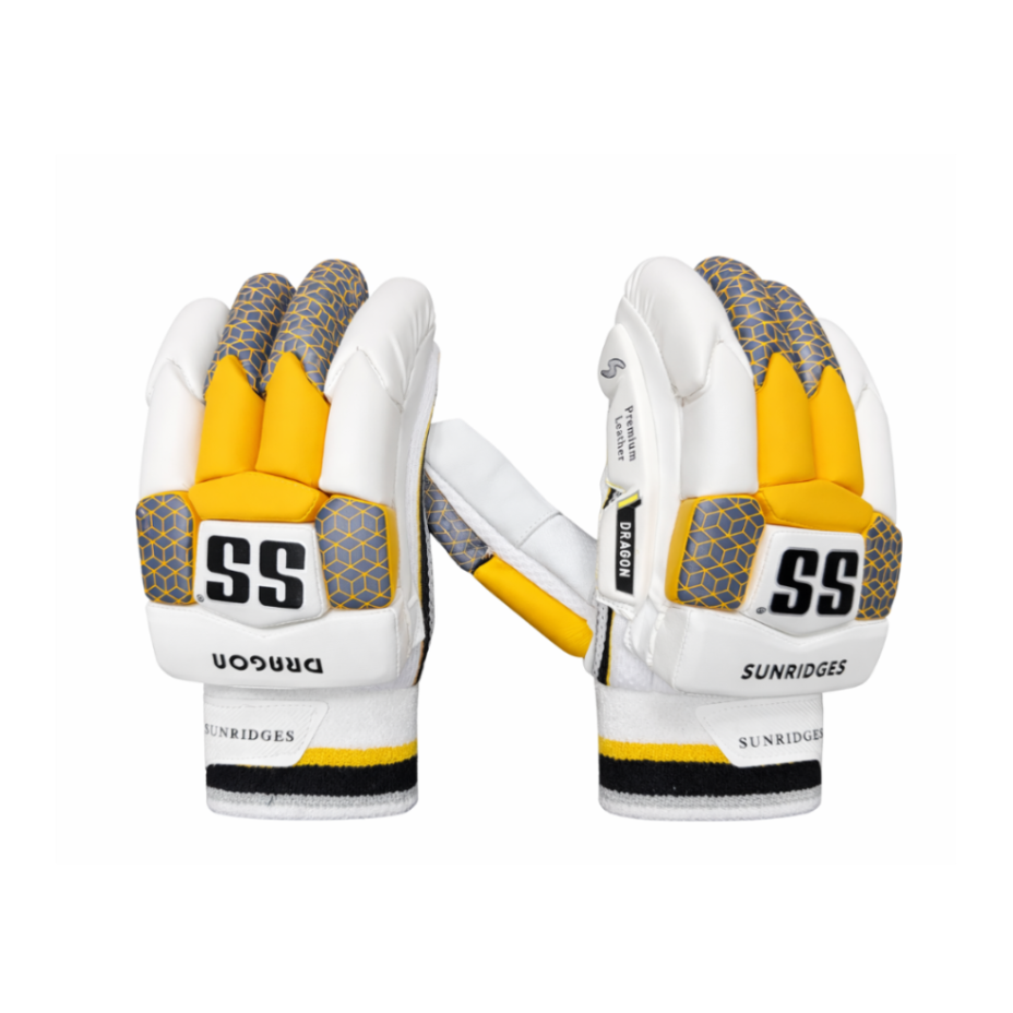 SS Dragon Batting Glove - Yellow Grey