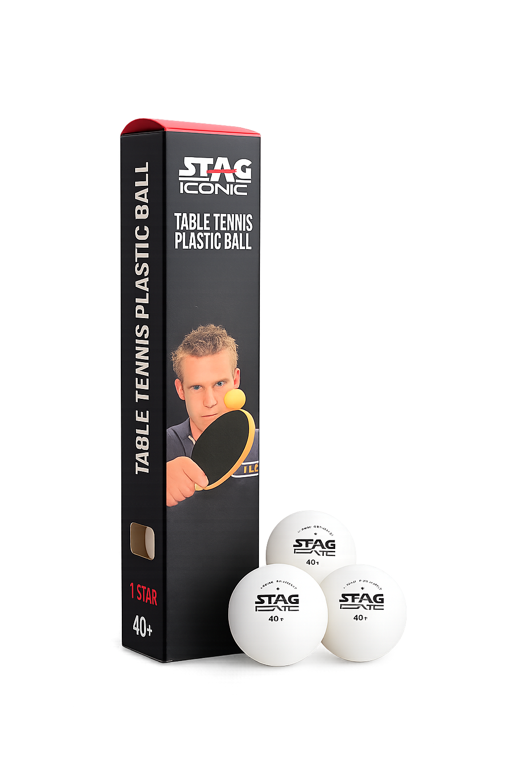 Stag Iconic - 1 Star Table Tennis Ball