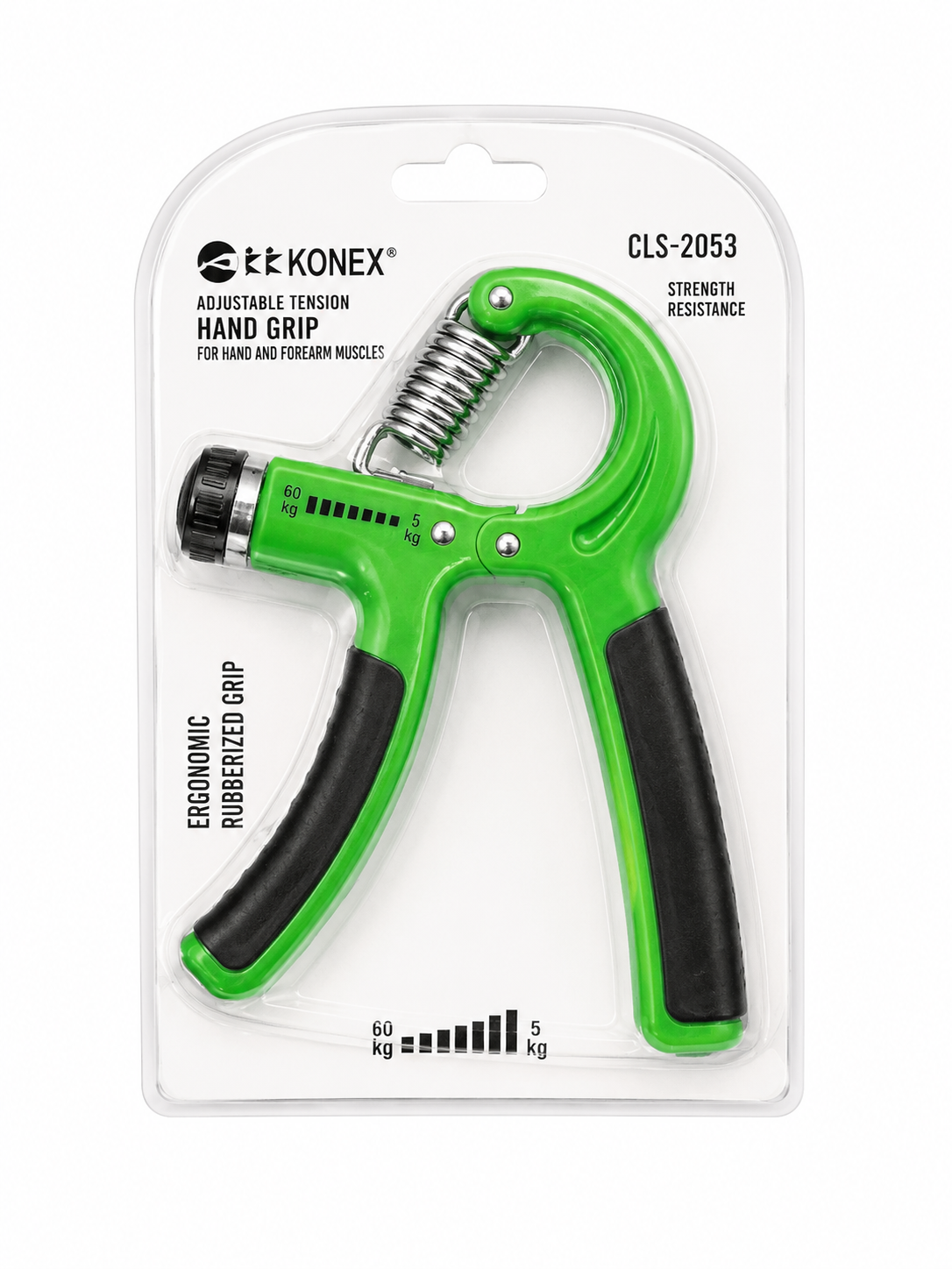 KONEX- HAND GRIP - GREEN- BLACK