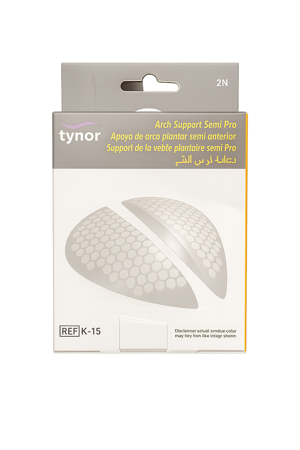 TYNOR - K5 - ARCH SUPPORT SEMI PRO - GREY