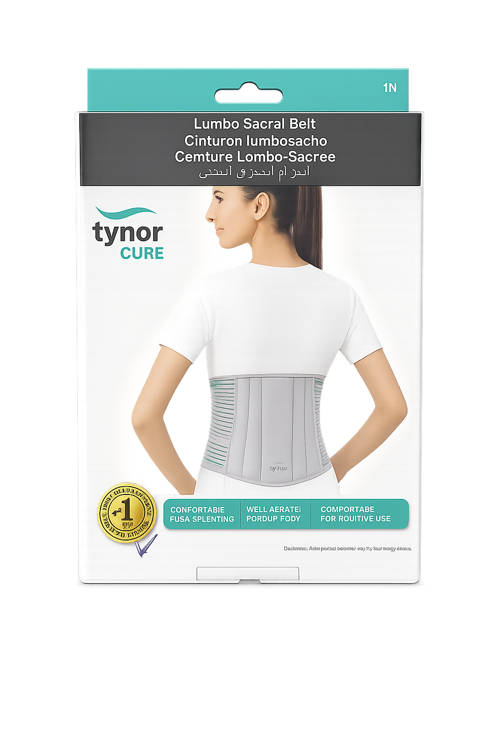 TYNOR CURE- LUMBO SACRAL BELT - GREY