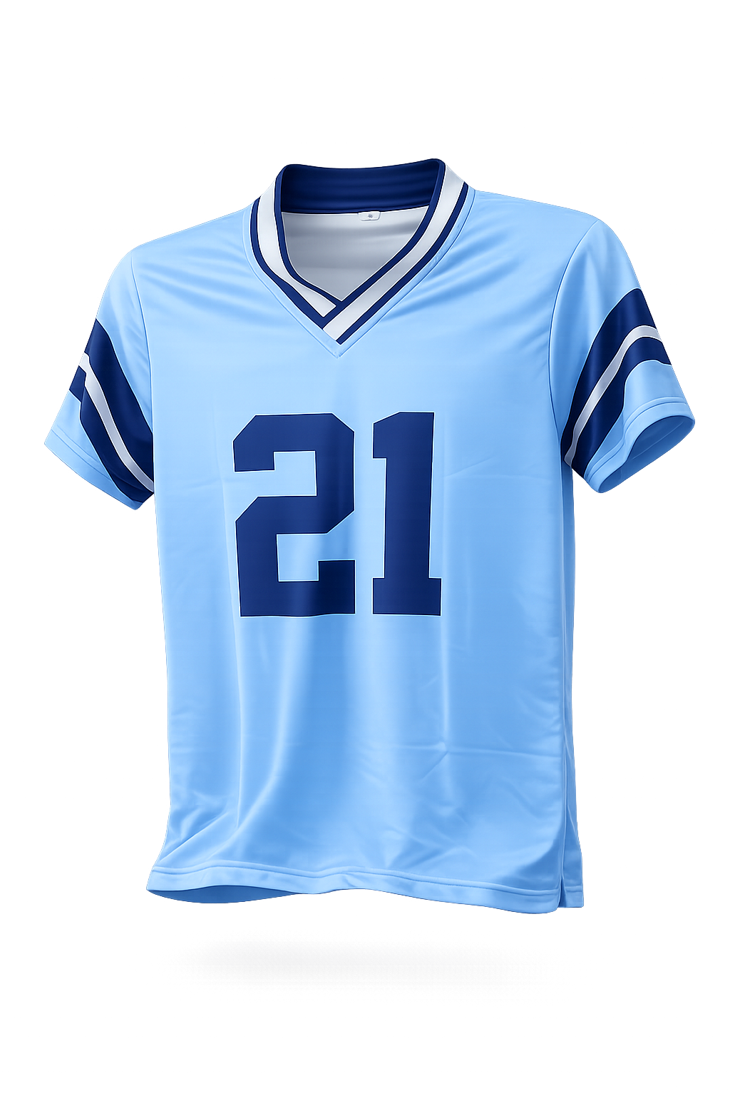 Customized Tshirt - Sky Blue & Royal Blue