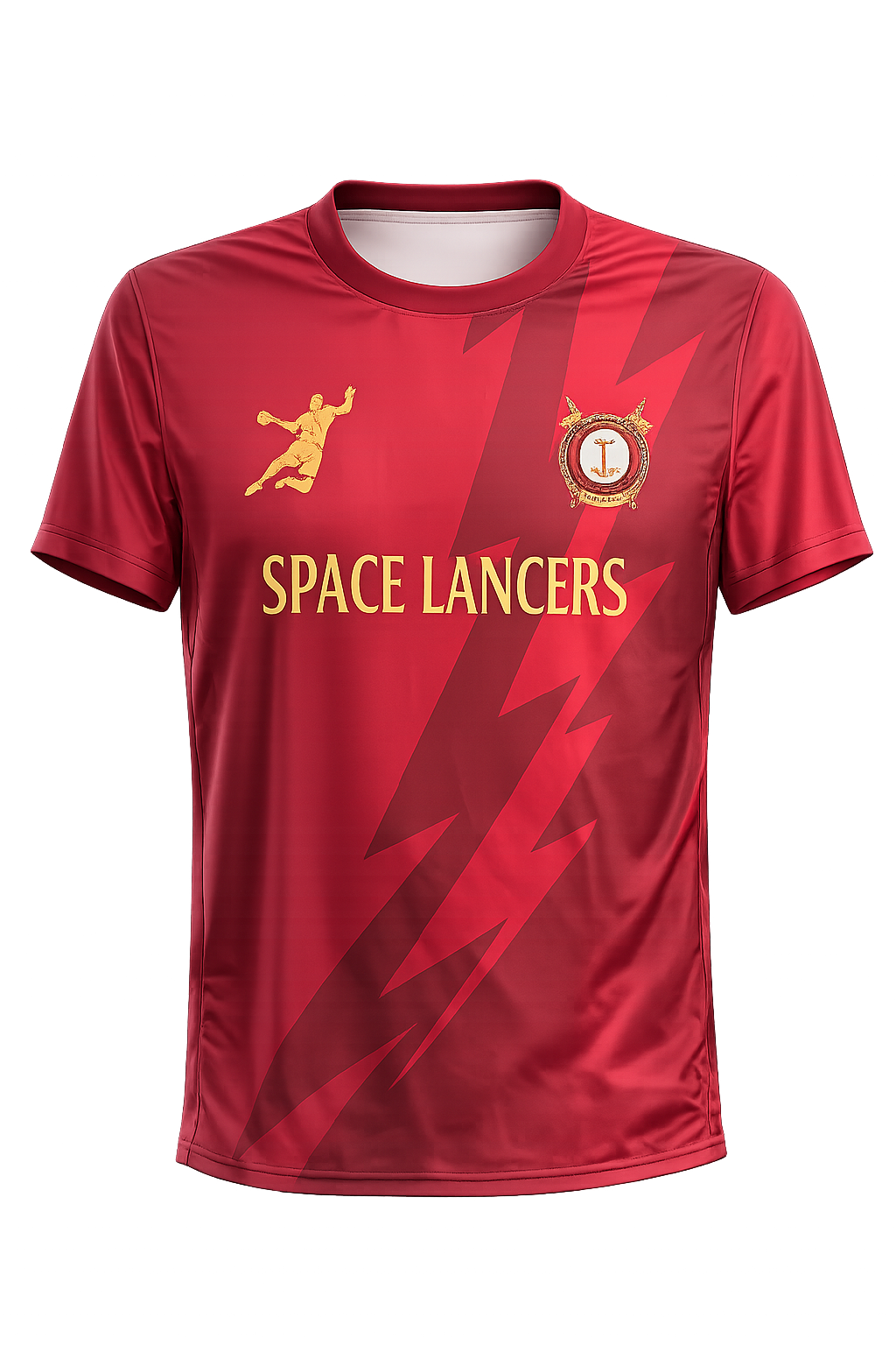 Customized Tshirt - SPACE LANCERS - Crimson Maroon