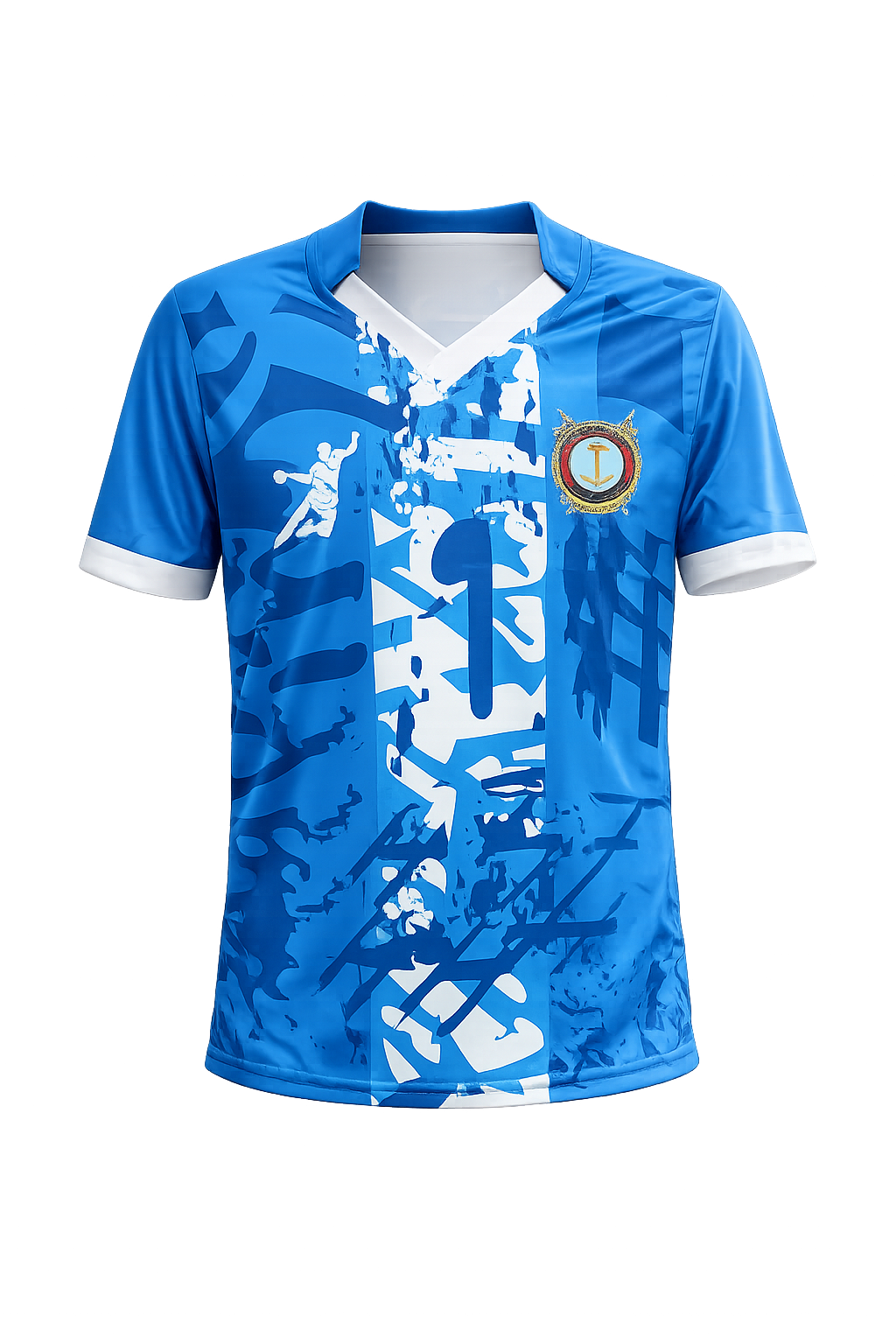 Customized Tshirt - Azure Blue