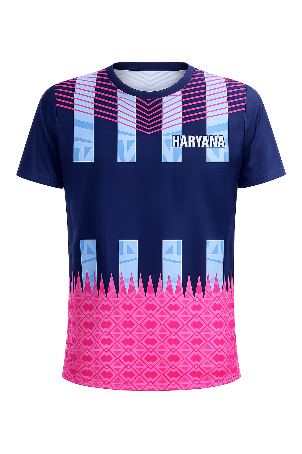 Customized Tshirt - HARYANA - Navy Blue