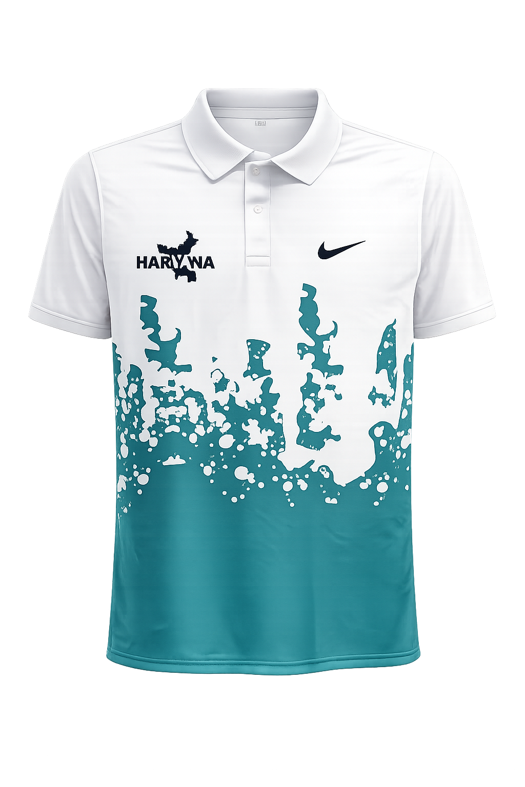 Customized Tshirt - HARYANA - Aqua Blue