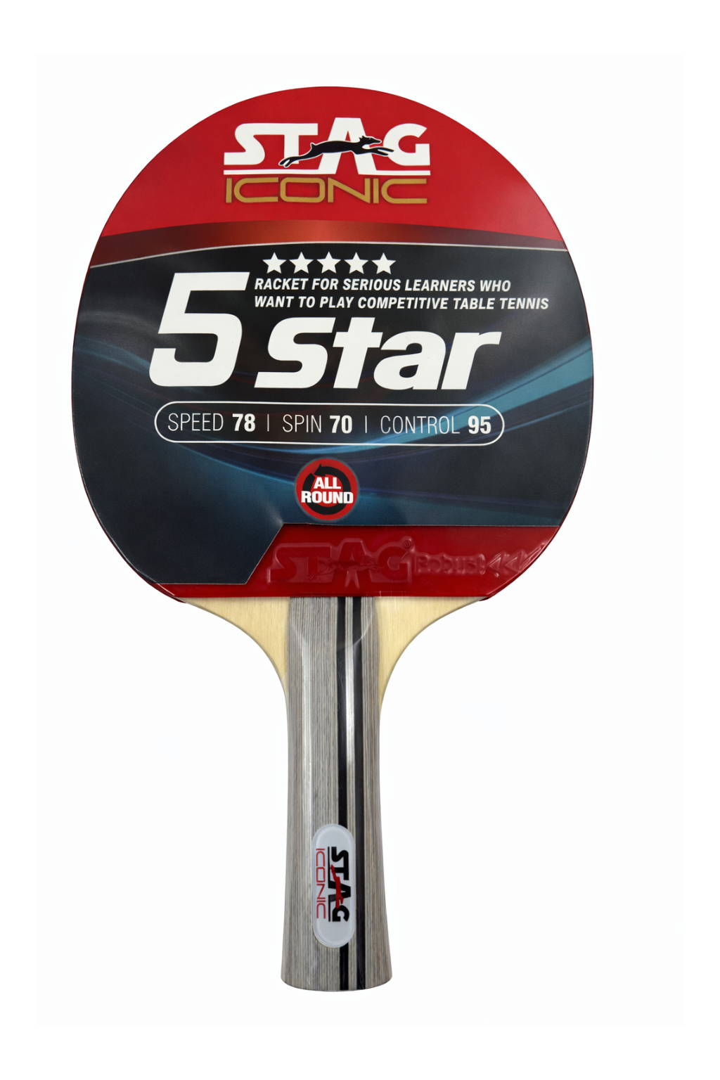 STAG - Table Tennis Racquet - 5 Star