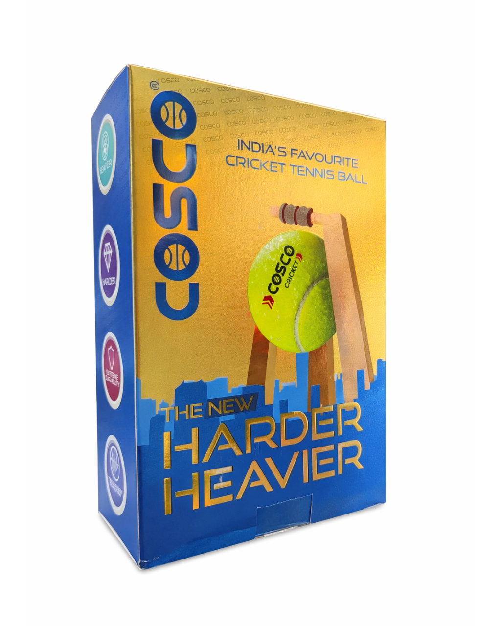 COSCO - Cricket Tennis Ball - Box of 6