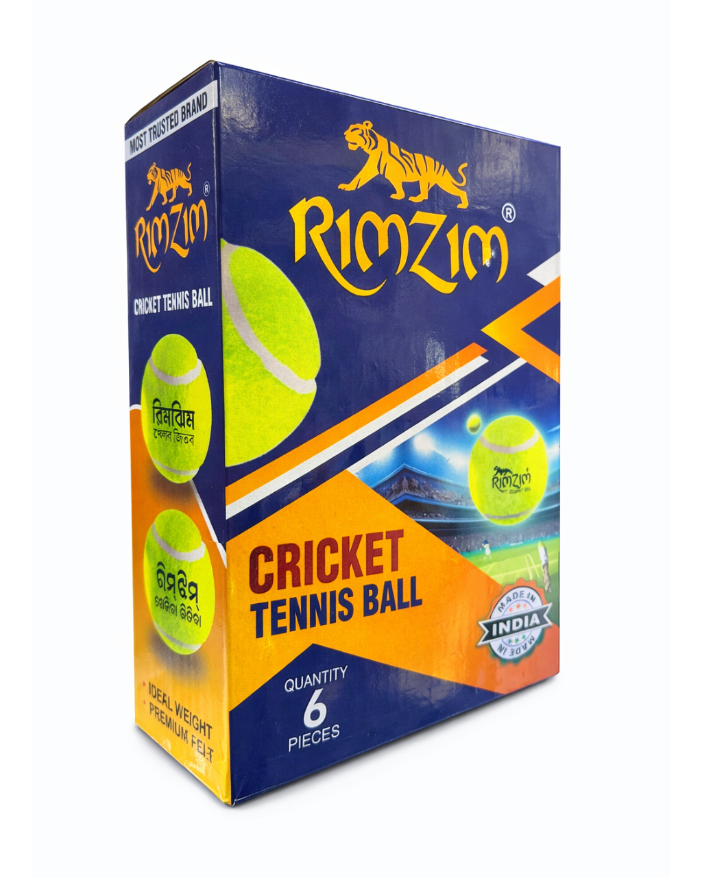 Rimjhim - Cricket Tennis Ball - Box of 6