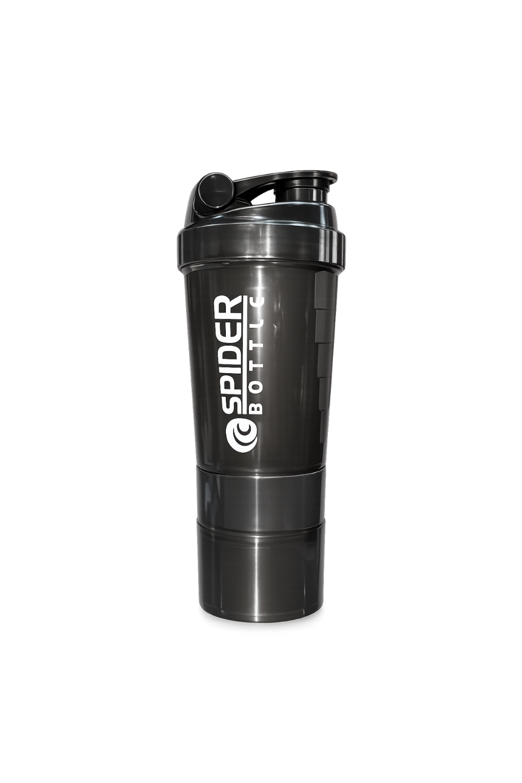 SPIDER BOTTLE - SHAKER - BLACK
