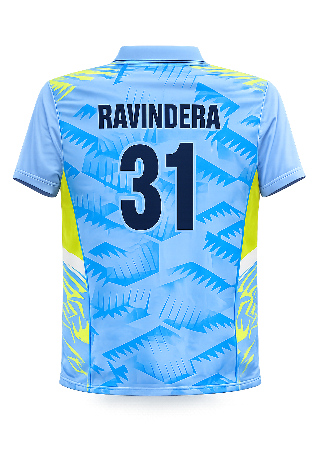 Customized Tshirt - Chandigarh Warrior - Blue