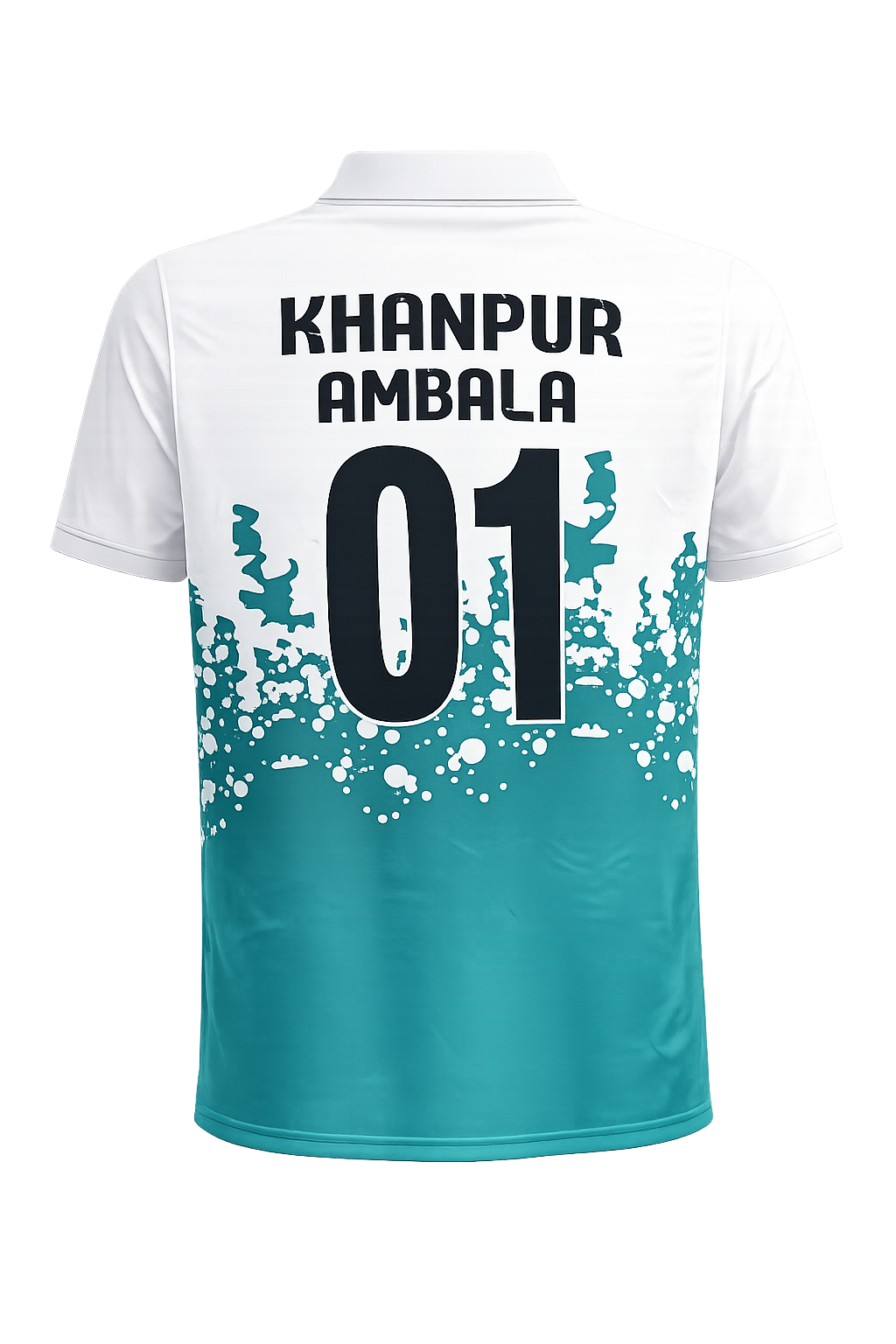 Customized Tshirt - HARYANA - Aqua Blue