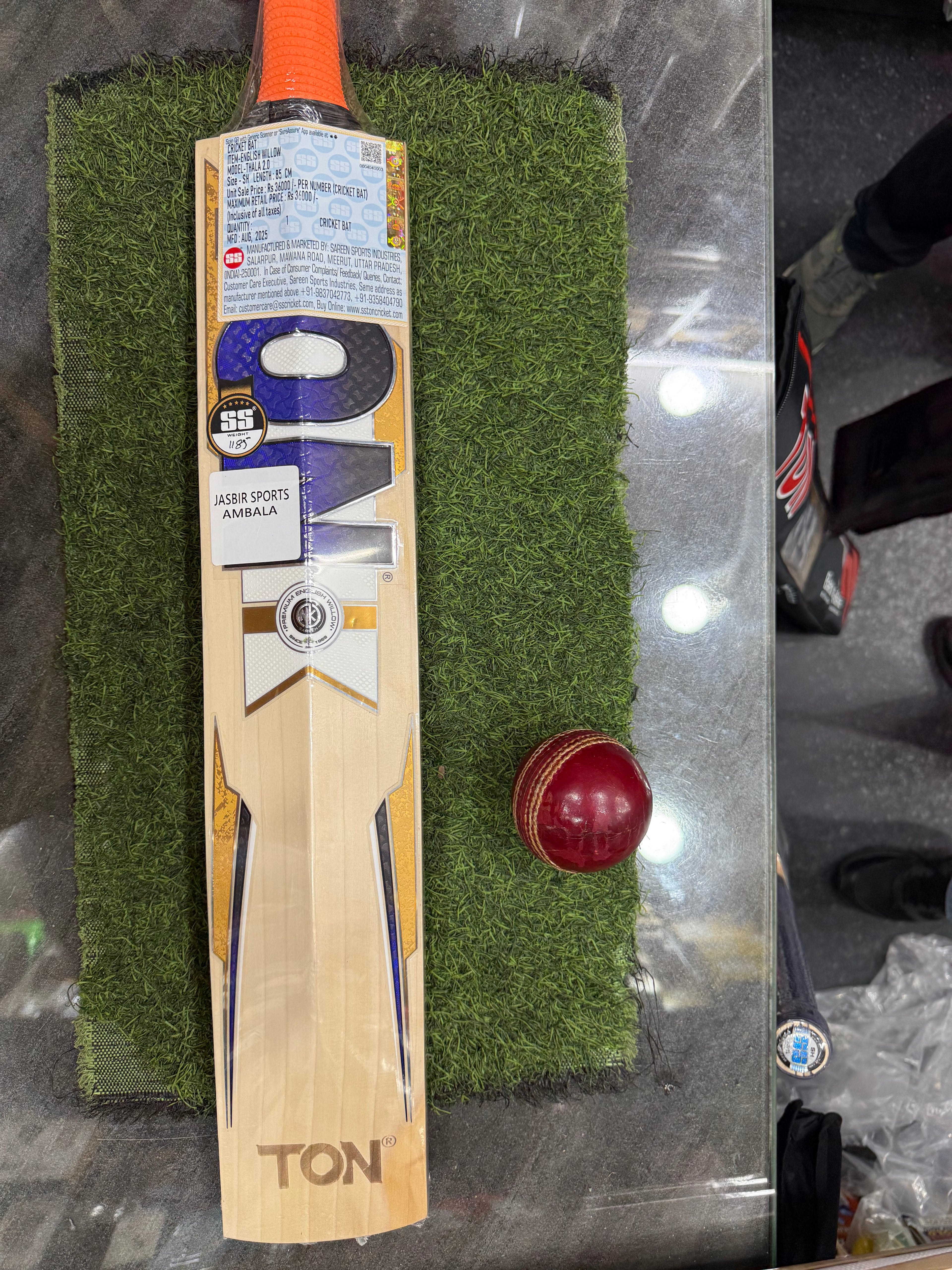 SS - Thala 2.0 - English Willow Cricket Bat - SH