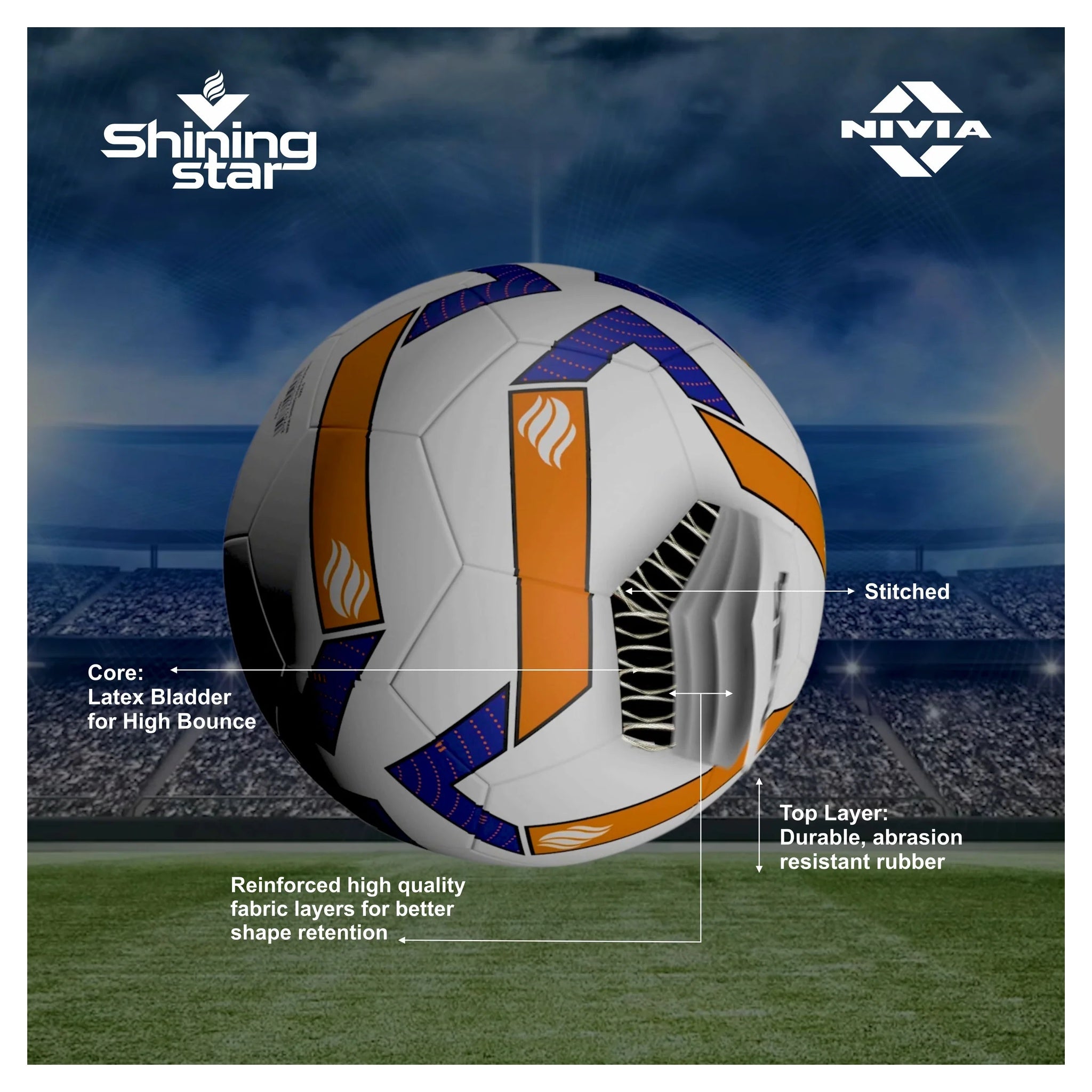 NIVIA Shining Star Football