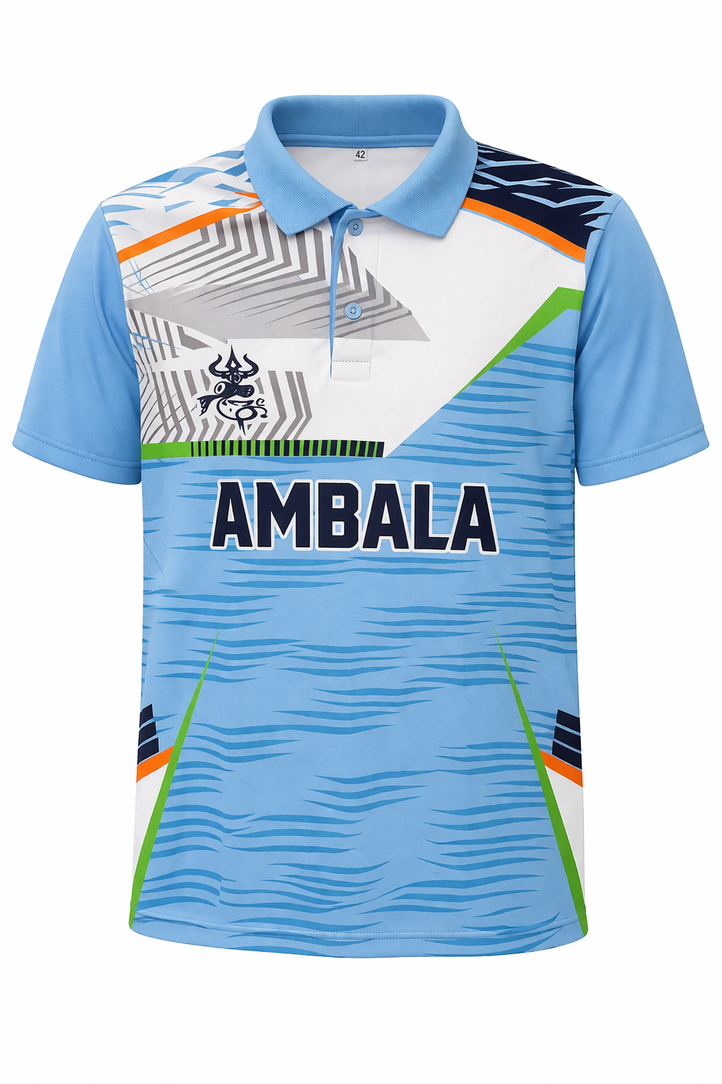 Customized Tshirt - Ambala - Cool Blue
