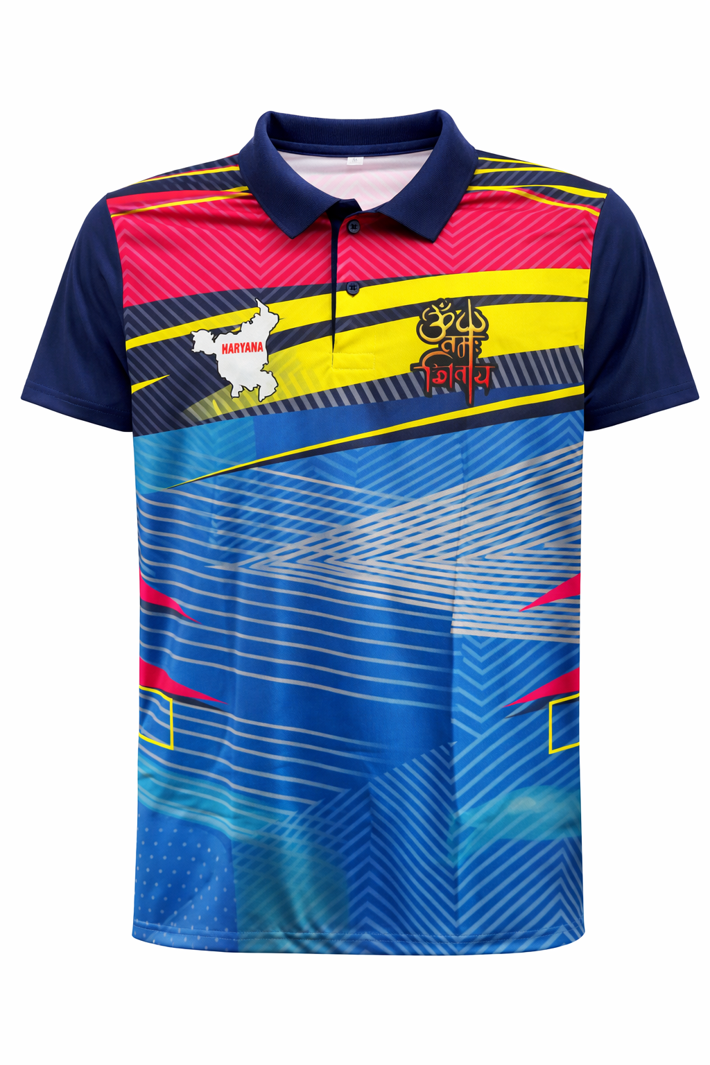 Customized Tshirt - Blue Red Yellow