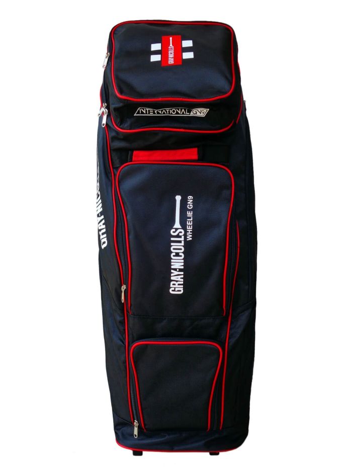 GM 909 WHEELIE CRICKET KIT BAG (GREY/BLACK)…