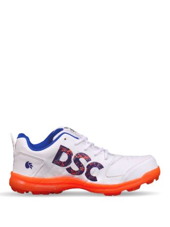 Beamer Fluro Orange Cricket Rubber Spike Shoes