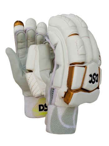 Condor Pro Gold White Cricket Batting Gloves Mens Size