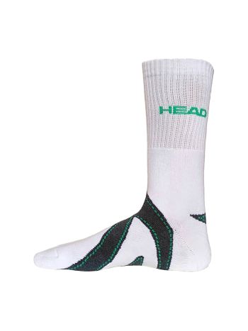 HSK-37 Regular Socks (White/Grey/Sea Green)