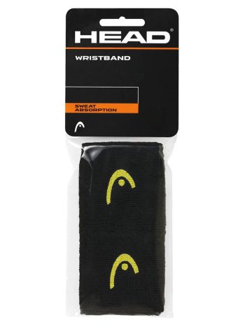 Wristband 2.5" Black (Pack of 2)