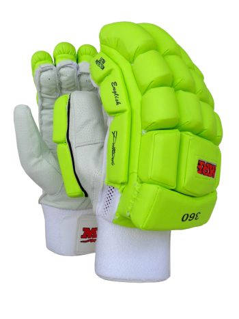 Green Genius 360 Cricket Batting Gloves Mens Size