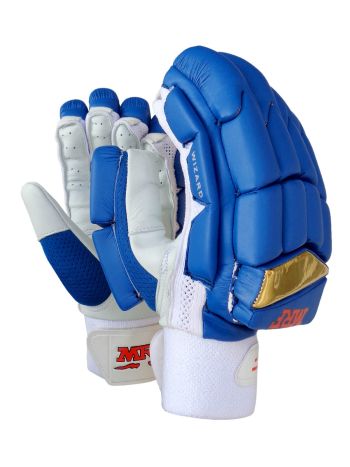 Wizard Blue Cricket Batting Gloves Mens Size