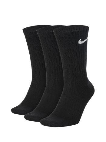 Black Everyday Lightweight Socks (Pack of 3)