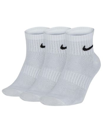 White Everyday Lightweight Ankle Socks (Pack of 3)