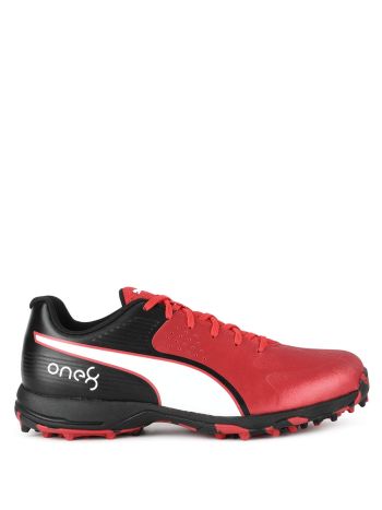 19 FH Black/Red Rubber Men's Cricket Shoes