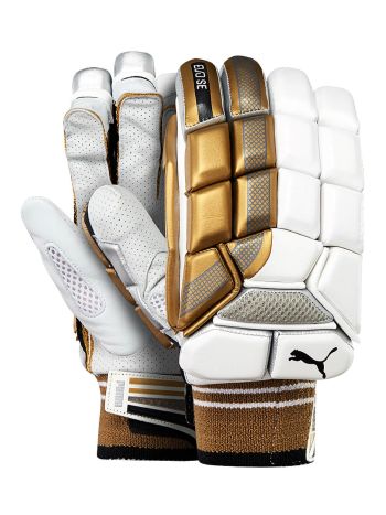 Evo SE White/Gold/Black Cricket Batting Gloves Mens Size