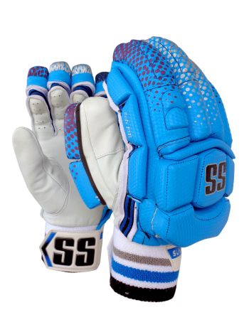 Players SMU Blue Cricket Batting Gloves Men Size