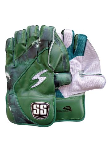 Reserve Edition Green Cricket Wicket Keeping Gloves Mens Size